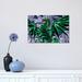 East Urban Home Thunderstrike Green by Ruth Thompson - Wrapped Canvas Graphic Art Canvas in Green/Indigo | 12 H x 18 W x 1.5 D in | Wayfair