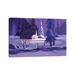 East Urban Home Church in Snow by Michael Humphries - Wrapped Canvas Painting Canvas | 18 H x 26 W x 1.5 D in | Wayfair