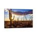 East Urban Home Sunset Saguaro National Park East II by Susanne Kremer - Wrapped Canvas Photograph Canvas | 12 H x 18 W x 1.5 D in | Wayfair