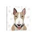 East Urban Home English Bull Terrier by Simon Hart - Wrapped Canvas Graphic Art Canvas in Green | 12 H x 12 W x 0.75 D in | Wayfair