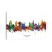 East Urban Home Ljubljana Slovenia Skyline by Michael Tompsett - Wrapped Canvas Painting Canvas | 12 H x 18 W x 1.5 D in | Wayfair