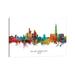 East Urban Home Ho Chi Minh City Vietnam Skyline Name by Michael Tompsett - Wrapped Canvas Painting Canvas | 18 H x 26 W x 1.5 D in | Wayfair