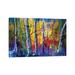 East Urban Home Enchanted Universe Sunset Forest by OLena Art - Wrapped Canvas Painting Canvas in Green | 8 H x 12 W x 0.75 D in | Wayfair