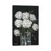 East Urban Home White Hydrangeas I by Kate Sherrill - Wrapped Canvas Painting Metal in Black/Blue/Brown | 40 H x 26 W x 1.5 D in | Wayfair