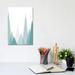 East Urban Home Turquoise Forest by The Native State - Wrapped Canvas Painting Canvas | 12 H x 8 W x 0.75 D in | Wayfair
