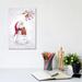 East Urban Home Snowman & Robin VI A by Makiko - Wrapped Canvas Painting Canvas | 12 H x 8 W x 0.75 D in | Wayfair 4797B7512F104DC7A1E81AEBE3C852AA