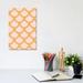 East Urban Home Mermaid Peach Scale Pattern by The Whiskey Ginger - Wrapped Canvas Graphic Art Canvas | 12 H x 8 W x 0.75 D in | Wayfair