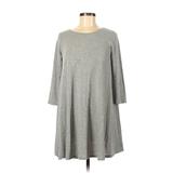 Alya Casual Dress - A-Line: Gray Marled Dresses - Women's Size Medium