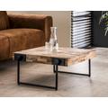 designline »Teca« Teakholz Couchtisch 80x43x80 cm