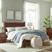 Grain Wood Furniture Shaker Solid Wood Panel Platform Bed