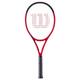 Wilson Tennisschläger CLASH 100 V2.0 FRM - unbesaitet - 16 x 19, rot/grau, Gr. 3