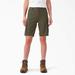 Dickies Women's Ripstop Cargo Shorts, 9" - Military Green Size 6 (FR889)