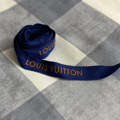 Louis Vuitton Accessories | Authentic Louis Vuitton Ribbon | Color: Blue/Orange | Size: Os