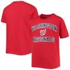 Youth Red Washington Nationals Heart And Soul T-Shirt