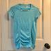 Athleta Tops | Athleta Short Sleeved Blue Active Shirt Top Size Xs | Color: Blue | Size: Xs