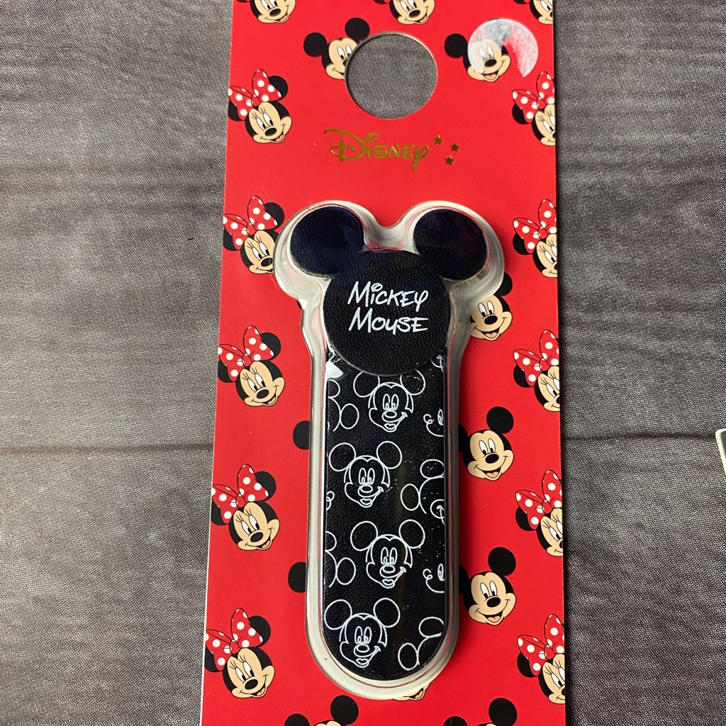 Disney Cell Phones & Accessories | Disney Mickey Mouse Phone Ring Slide | Color: Black/White | Size: Os