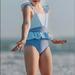 Disney Swim | Girls Disney Frozen Elsa Swimsuit | Color: Blue/White | Size: Various
