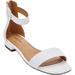 Wide Width Women's The Alora Sandal by Comfortview in White (Size 13 W)