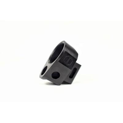 JMac Customs Buffer Tube Adapter for 5.5mm Folding AKs Hard Coat Anodized Black MOD-2-5.5
