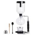 YUCHENGTECH Syphon Coffee Maker 5 Cup Siphon Coffee Maker 600ML Glass Siphon Vacuum Coffee Maker Tabletop Glass Siphon Pot Syphon Vacuum Pot Coffee Maker with Alcohol Burner