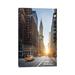 East Urban Home Fifth Avenue w/ Chrysler Building by Jan Becke - Wrapped Canvas Photograph Metal | 40 H x 26 W x 1.5 D in | Wayfair