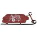 Northlight Seasonal 23" Red Wooden Christmas Snow Sled Decoration | 23 H x 3.5 W x 9.75 D in | Wayfair NORTHLIGHT HH87682