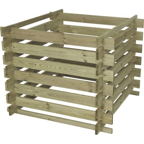Weitere – Holz-Komposter 100x70x100cm Gartenkomposter imprägniert