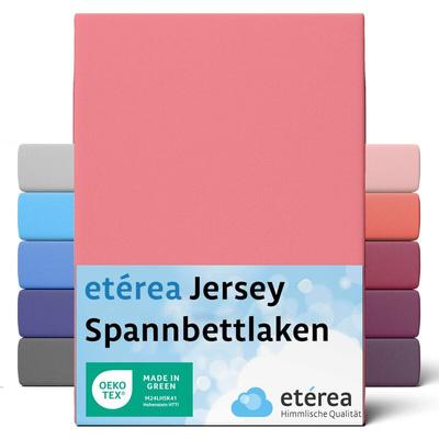 etérea Comfort Jersey Spannbettlaken Rosa 80x160 cm - 80x180 cm