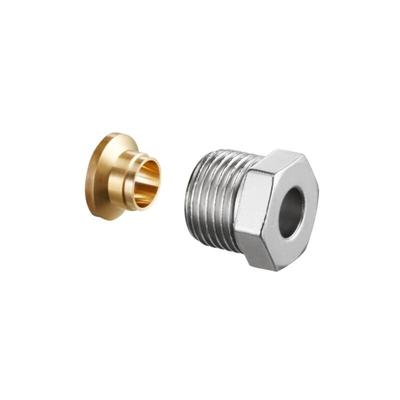 Ofix ce Klemmringverschraubung, für Innengewinde 1/2' x 15mm, für Kupferrohrechts, vernickelt Image