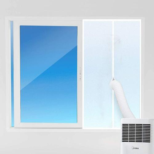 Tür- und Fensterabdichtung für tragbare Klimaanlage Ablufttrockner Luftentfeuchter, 130cm x 45cm /