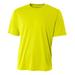 A4 N3402 Men's Sprint Performance T-Shirt in Safety Yellow size 3XL | Polyester 3500, A4N3402