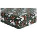 Festive Forest Deluxe Flannel Fitted Crib Sheet