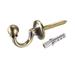 Curtain Drapery Holdback with Ball Bronze 61mm X 24mm X 18mm 2Pcs - Golden - 1.5" x 0.98"(L*W) 2pcs