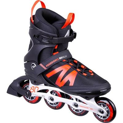 K2 Herren Inlineskates FREEDOM II 80 ALU, Größe 42 ½ in Schwarz