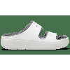 Crocs White Classic Cozzzy Sandal Shoes