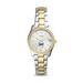 Women's Fossil Silver/Gold Marietta College Pioneers Scarlette Mini Two-Tone Stainless Steel Watch