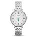 Women's Fossil Silver Loyola Greyhounds Jacqueline Stainless Steel Watch