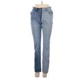 Dollhouse Jeans - Mid/Reg Rise Skinny Leg Denim: Blue Bottoms - Women's Size 27 - Medium Wash