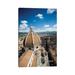 East Urban Home Piazza Del Duomo w/ Basilica of Saint Mary of the Flower, Florence, Italy by Evgeny Kuklev - Wrapped Canvas Photograph Canvas | Wayfair