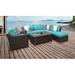 River Brook 7 Piece Outdoor Wicker Patio Furniture Set 07f Synthetic Wicker/All - Weather Wicker/Wicker/Rattan | Wayfair RIVER-07F-ARUBA