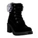Lugz Clove Fur - Womens 9.5 Black Boot Medium