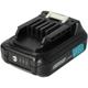 Batterie compatible avec Makita CG100, CG100D, CG100DSYEX, CG100DWAEA, CG100DZA, CL106FD outil