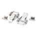 2 Sets Silver Tone Stainless Steel Toggle Latch Catch 5.5cm Length - Silver Tone