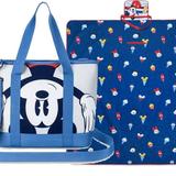 Disney Dining | Disney Mickey Mouse Picnic Blanket & Cooler Nwt | Color: Blue/Red | Size: Os