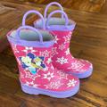 Disney Shoes | Disney Frozen Rain Boots, Toddler Size 5 | Color: Pink/Purple | Size: 5bb