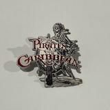 Disney Other | Htf Pirates Of The Caribbean Disney Pin! Disney Trading Pin Skeleton Ship Pins | Color: Black | Size: Os