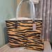 Coach Bags | Coach Tiger City Tote Bag And Matching Medium Wallet | Color: Black/Orange | Size: Os