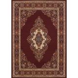 Manhattan Cathedral Area Rug by United Weavers of America in Burgundy (Size 3'11"X 5'3")