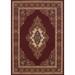 Manhattan Cathedral Area Rug by United Weavers of America in Burgundy (Size 3'11"X 5'3")