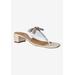 Women's Rishani Thong Sandal by J. Renee in Clear Ivory (Size 8 1/2 M)